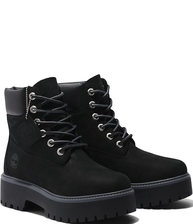 Timberland Women's Stone Street Premium 6#double; Waterproof Platform Boots