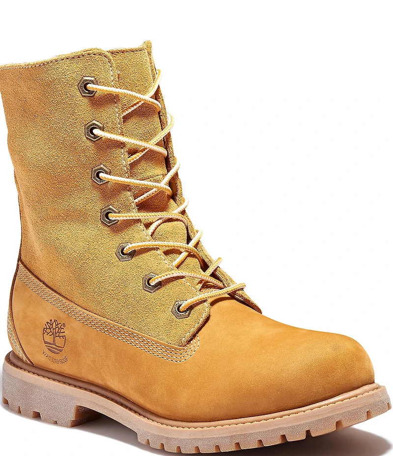 Timberland Women's Warm-Lined Nubuck Waterproof Roll-Top Boots