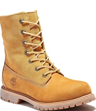 Timberland Women's Warm-Lined Nubuck Waterproof Roll-Top Boots
