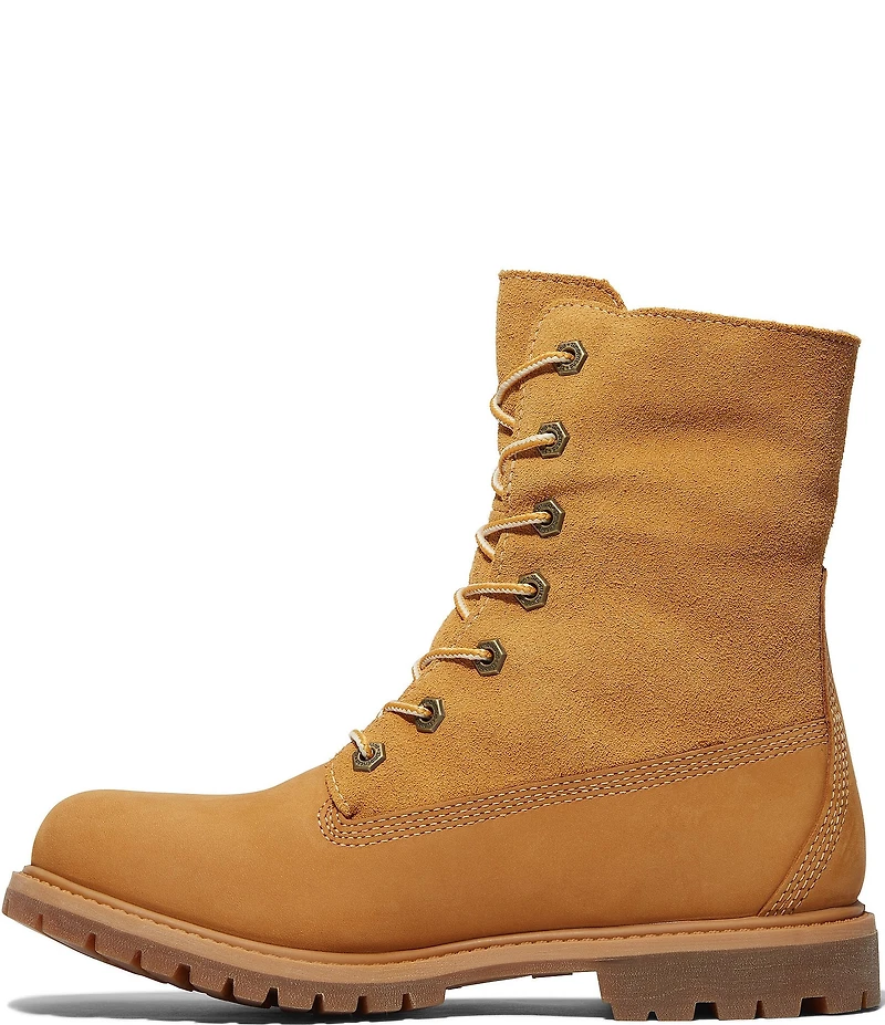 Timberland Women's Warm-Lined Nubuck Waterproof Roll-Top Boots
