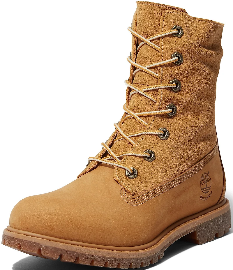 Timberland Women's Warm-Lined Nubuck Waterproof Roll-Top Boots