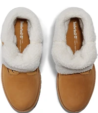 Timberland Women's Warm-Lined Nubuck Waterproof Roll-Top Boots