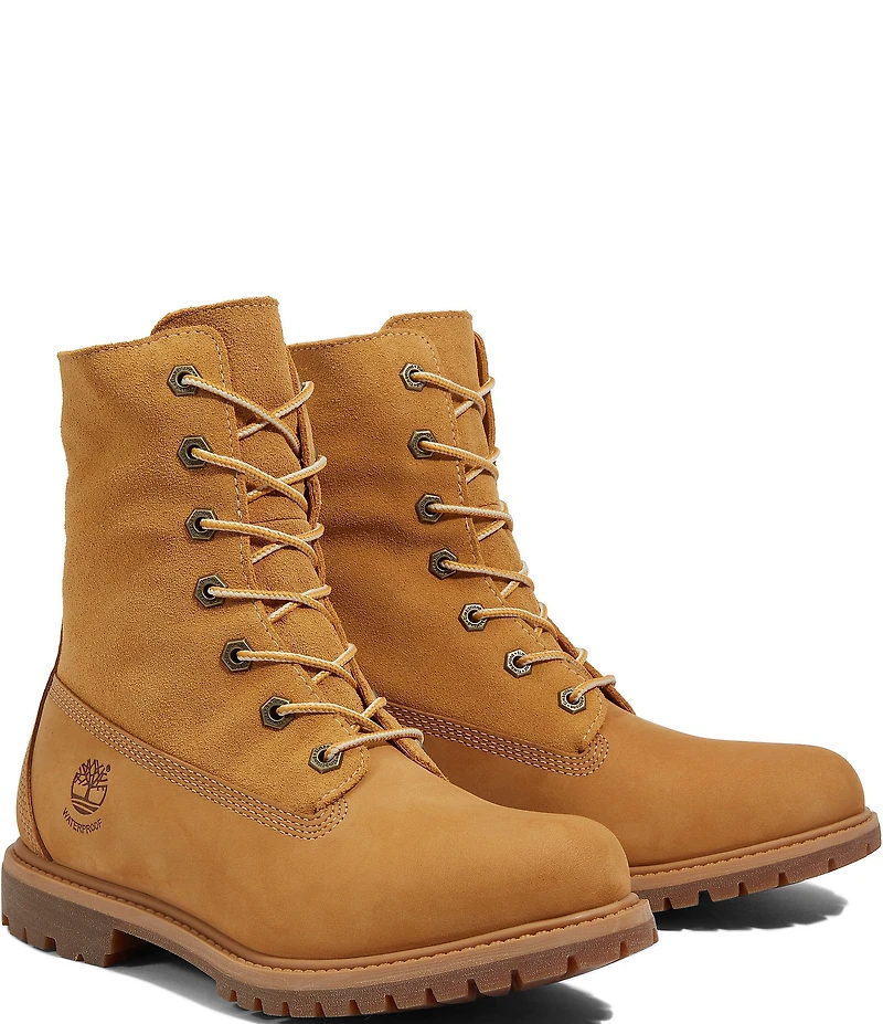 Timberland Women's Warm-Lined Nubuck Waterproof Roll-Top Boots