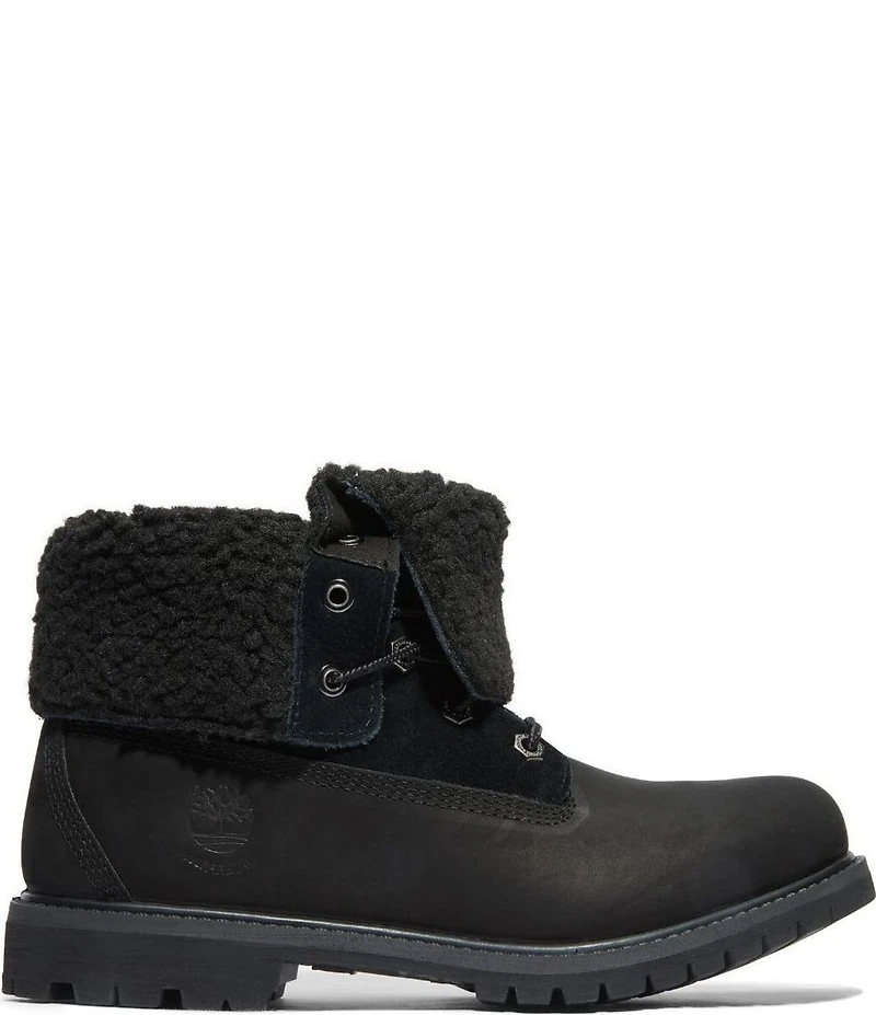 Timberland Women's Warm-Lined Nubuck Waterproof Roll-Top Boots