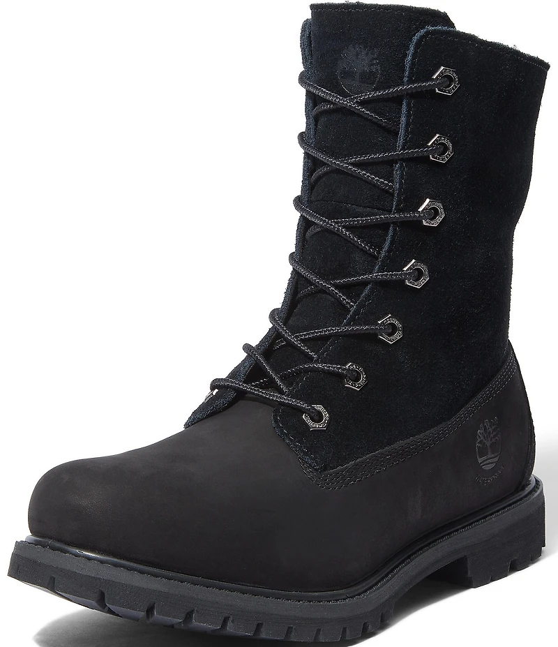 Timberland Women's Warm-Lined Nubuck Waterproof Roll-Top Boots