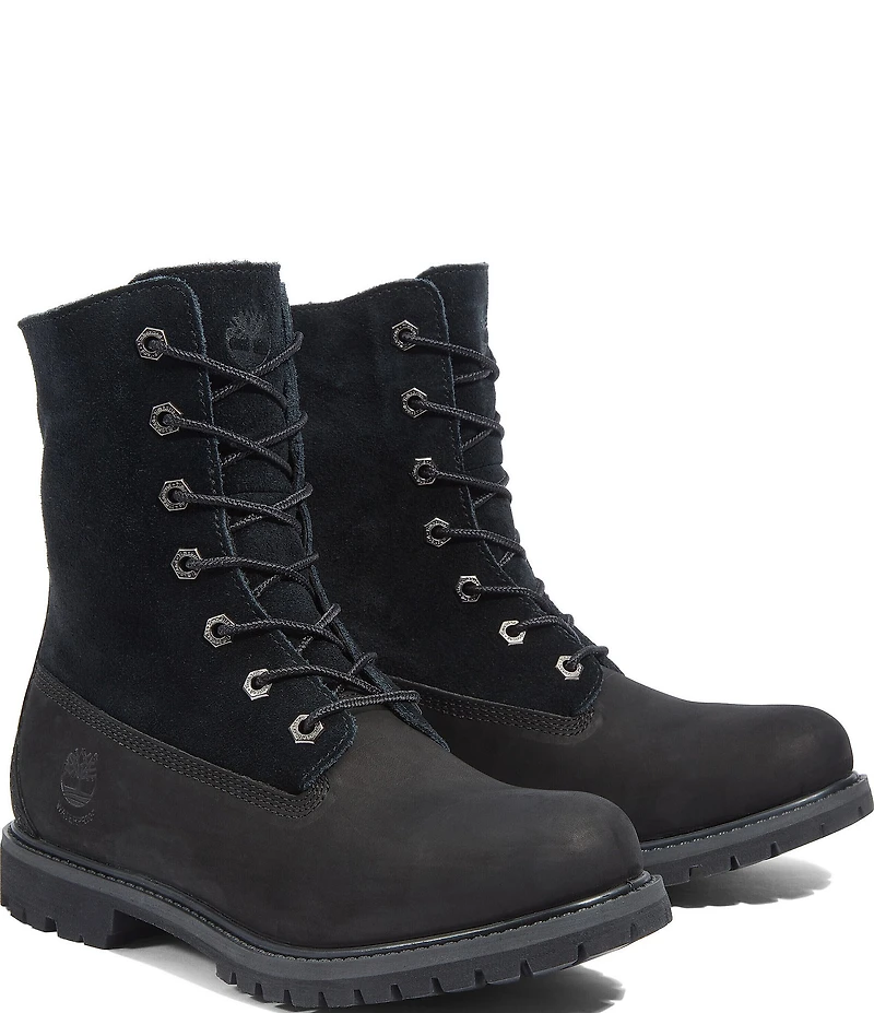 Timberland Women's Warm-Lined Nubuck Waterproof Roll-Top Boots