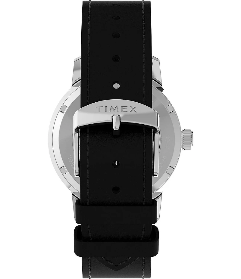 Timex Men's Marlin Automatic Leather Strap Watch
