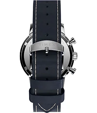 Timex Men's Marlin Quartz Chronograph Blue Leather Strap Watch