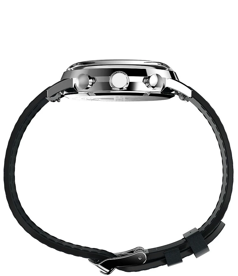 Timex Men's Marlin Quartz Chronograph Leather Strap Watch