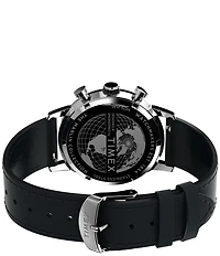 Timex Men's Marlin Quartz Chronograph Leather Strap Watch