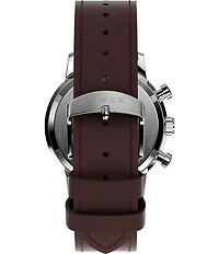 Timex Men's Marlin Quartz Chronograph Leather Strap Watch