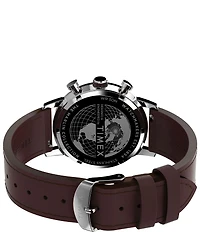 Timex Men's Marlin Quartz Chronograph Leather Strap Watch