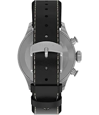 Timex Men's Waterbury Quartz Chronograph Leather Strap Watch