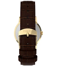Timex Unisex Marlin Quartz Analog Leather Strap Watch