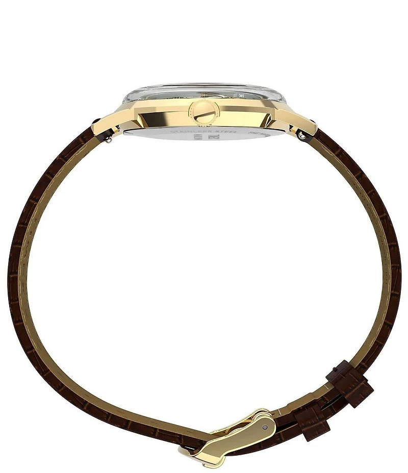 Timex Unisex Marlin Quartz Analog Leather Strap Watch