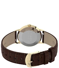 Timex Unisex Marlin Quartz Analog Leather Strap Watch