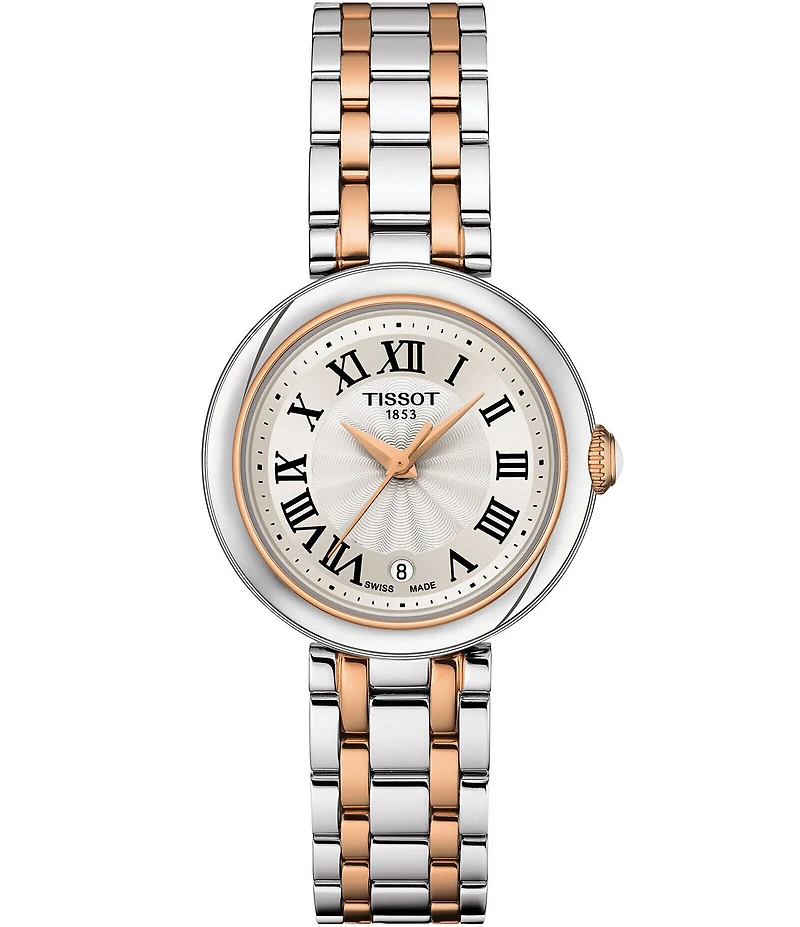 Tissot Women's Bellissima Quartz Analog Two-Tone Stainless Bracelet Watch