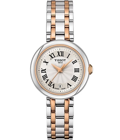 Tissot Women's Bellissima Quartz Analog Two-Tone Stainless Bracelet Watch