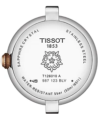 Tissot Women's Bellissima Quartz Analog Two-Tone Stainless Bracelet Watch