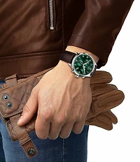 Tissot Chrono XL Classic Black Leather Watch