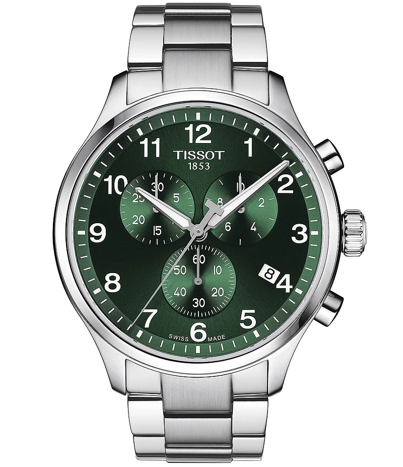 Tissot Chrono XL Classic Stainless Steel Bracelet Watch