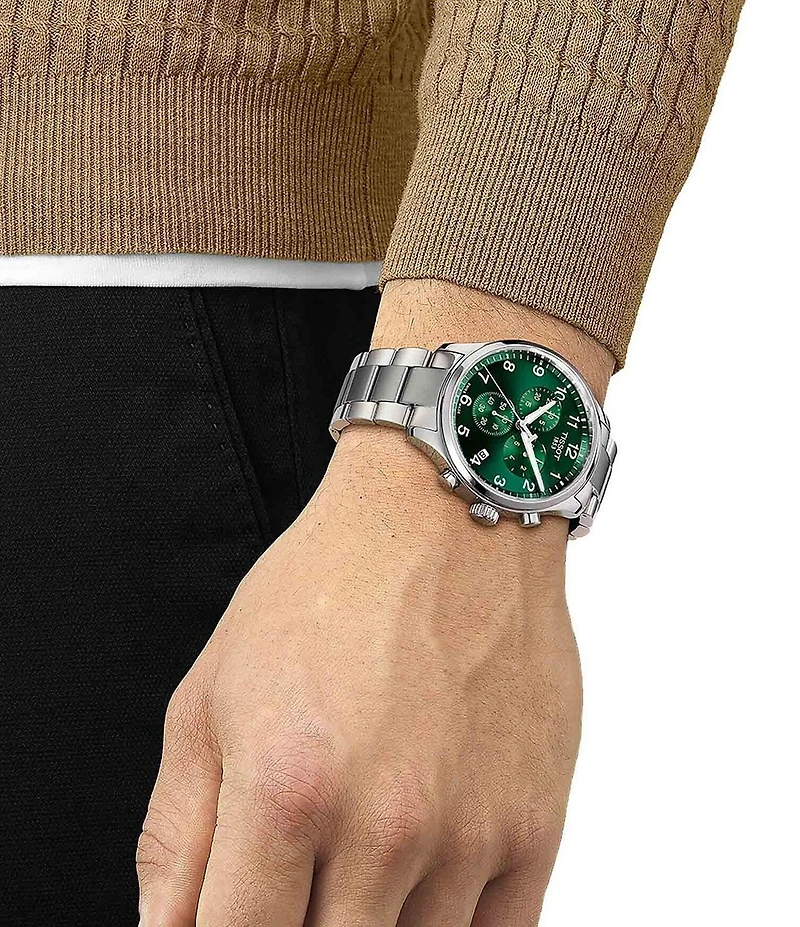 Tissot Chrono XL Classic Stainless Steel Bracelet Watch
