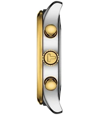 Tissot Chrono XL Classic Two Tone Stainless Steel Green Dial Bracelet Watch