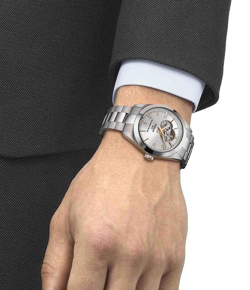 Tissot Gentleman Powermatic 80 Automatic Stainless Steel Bracelet Watch