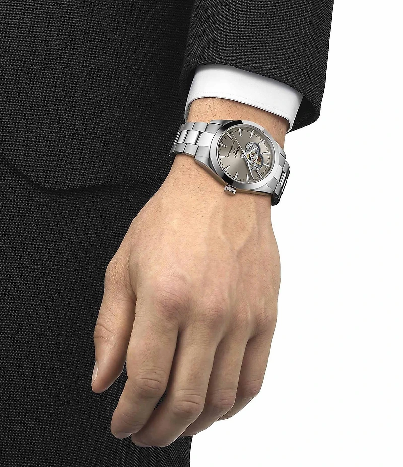 Tissot Gentleman Powermatic 80 Automatic Stainless Steel Bracelet Watch