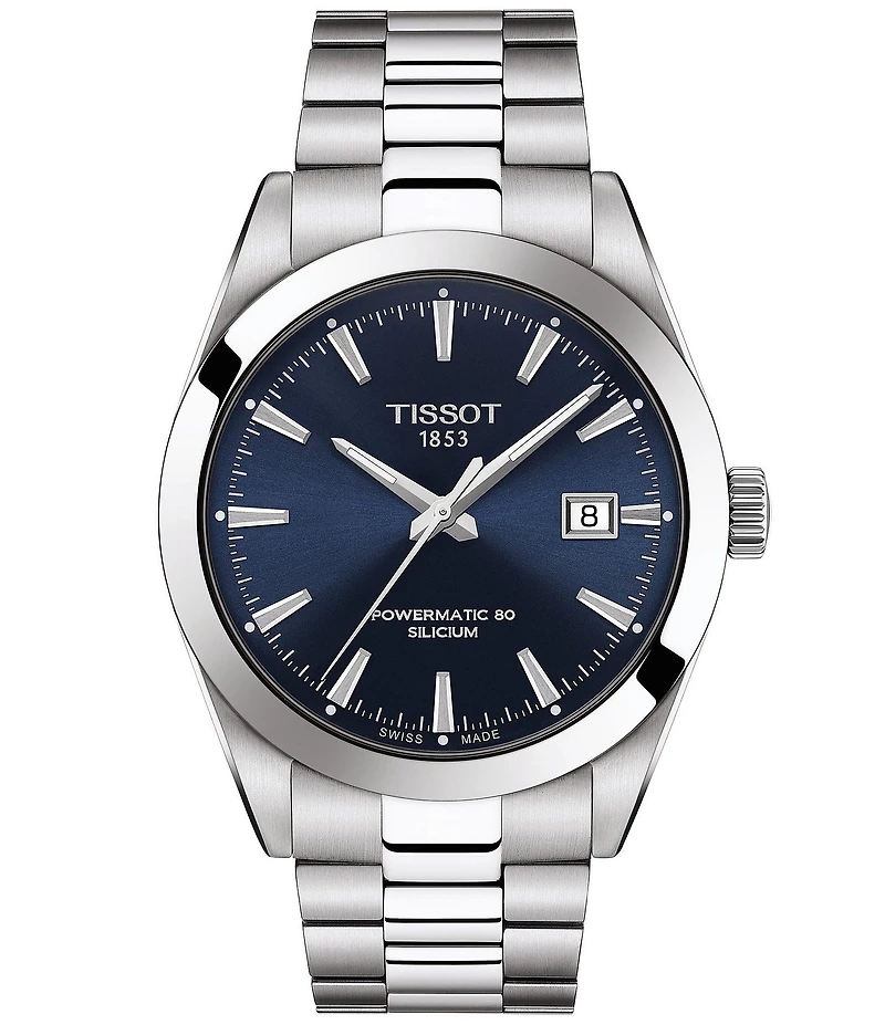 Tissot Gentleman Powermatic 80 Silicium Stainless Steel Watch
