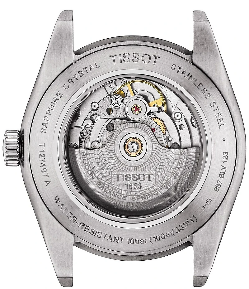 Tissot Gentleman Powermatic 80 Silicium Stainless Steel Watch