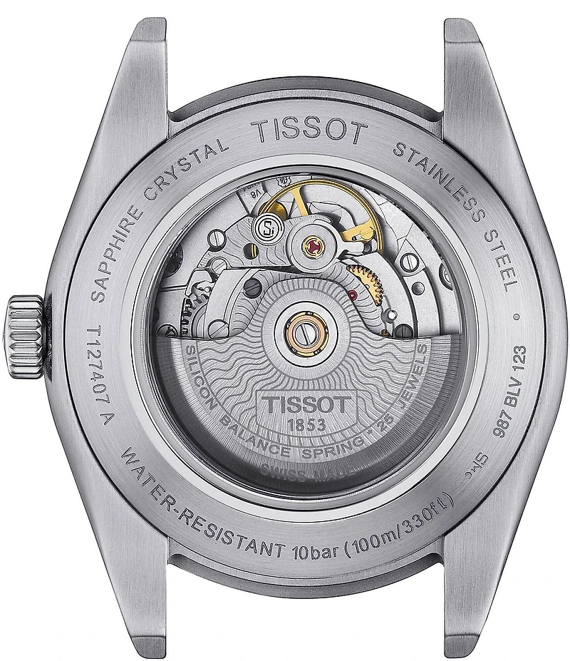 Tissot Gentleman Powermatic 80 Silicium Stainless Steel Watch