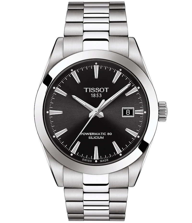 Tissot Gentleman Powermatic 80 Silicium Stainless Steel Watch