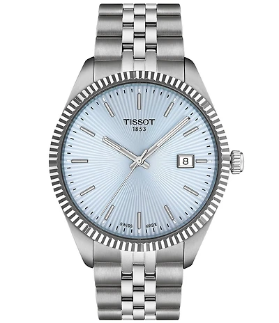 Tissot Men's Ballade Classic Contemporary Collection Quartz Analog 316L Stainless Steel Bracelet Watch