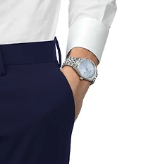 Tissot Men's Ballade Classic Contemporary Collection Quartz Analog 316L Stainless Steel Bracelet Watch