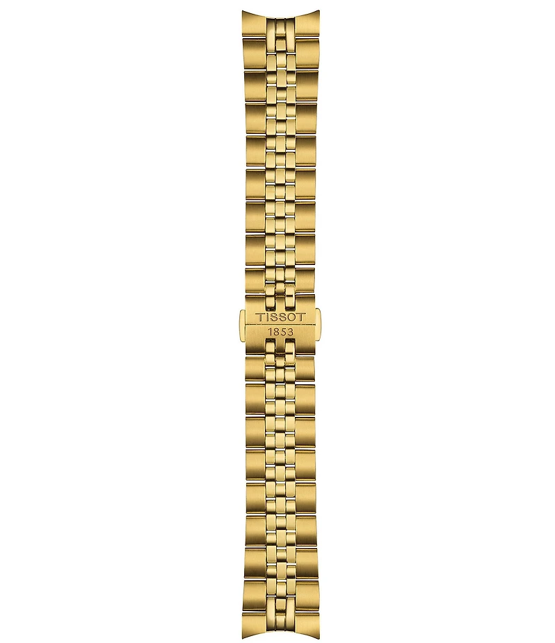 Tissot Men's Ballade Quartz Analog Gold Tone Stainless Steel Bracelet Watch