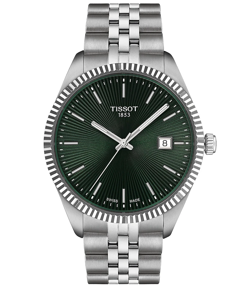 Tissot Men's Ballade Quartz Analog Stainless Steel Bracelet Watch