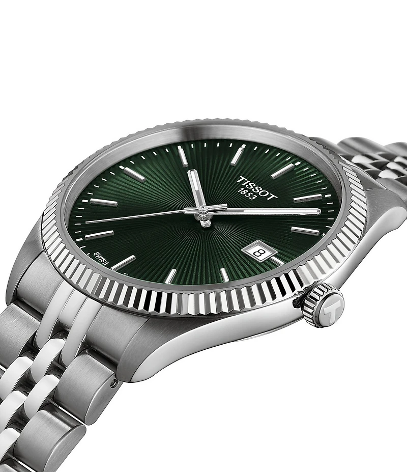 Tissot Men's Ballade Quartz Analog Stainless Steel Bracelet Watch