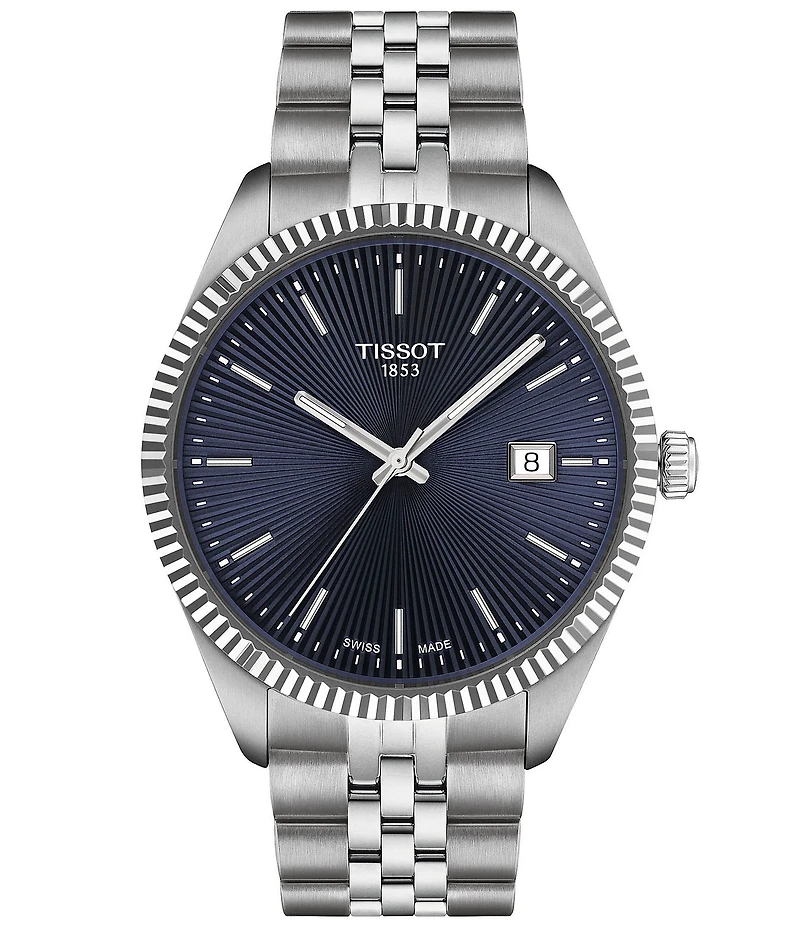Tissot Men's Ballade Quartz Analog Stainless Steel Bracelet Watch