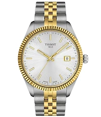 Tissot Men's Ballade Quartz Analog Two Tone Stainless Steel Bracelet Watch