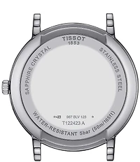 Tissot Men's Carson Gent Premium Moonphase Quartz Chronograph Stainless Steel Bracelet Watch