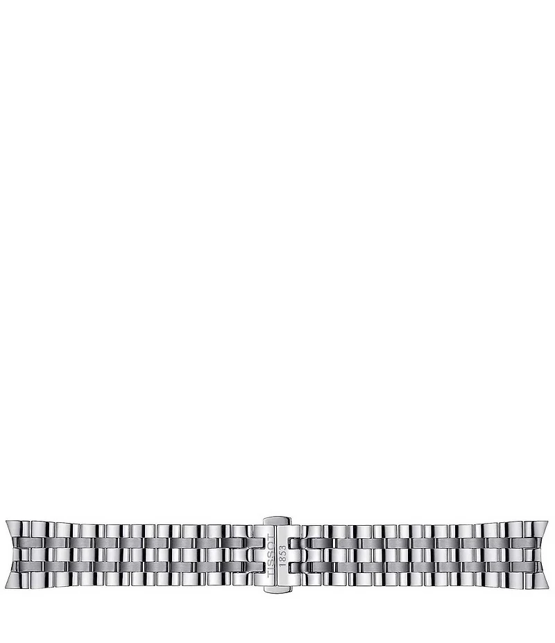 Tissot Men's Carson Gent Premium Moonphase Quartz Chronograph Stainless Steel Bracelet Watch