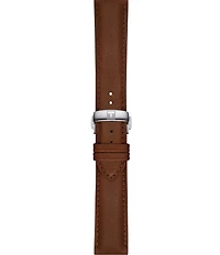 Tissot Men's Chemin Des Tourelles Powermatic 80 Automatic Brown Leather Strap Watch