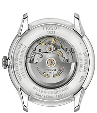 Tissot Men's Chemin Des Tourelles Powermatic 80 Automatic Brown Leather Strap Watch
