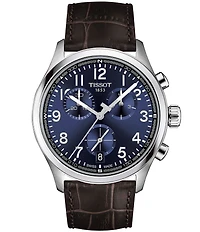 Tissot Men's Chrono L Sport Collection Quartz Chrongraph Croco Leather Strap Watch