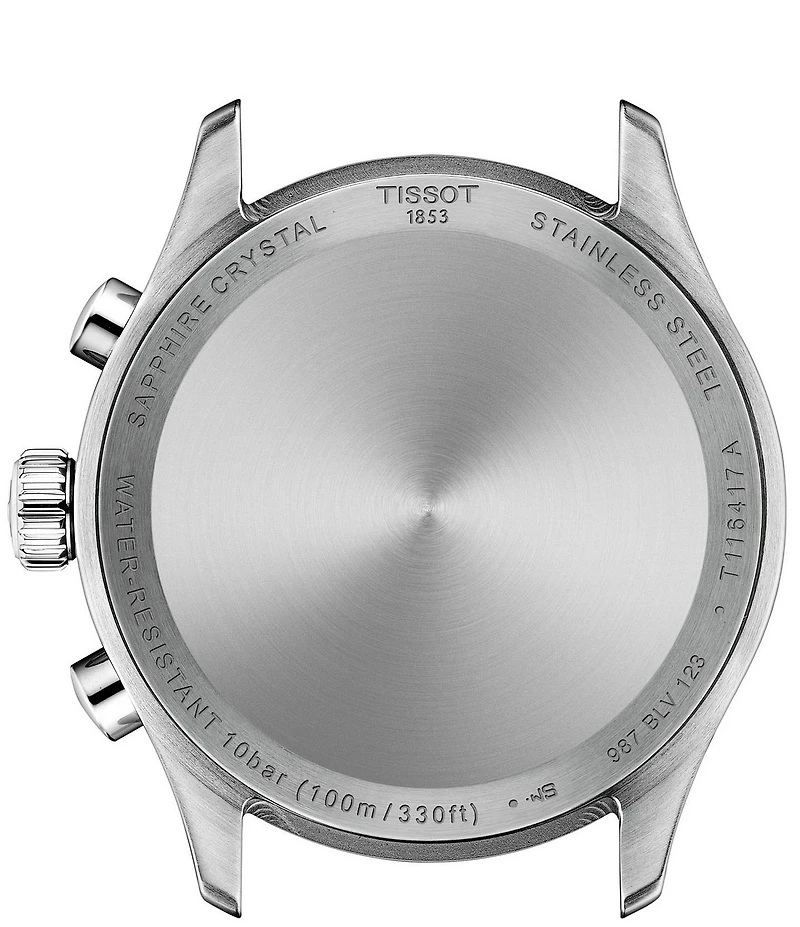 Tissot Men's Chrono L Sport Collection Quartz Chrongraph Croco Leather Strap Watch