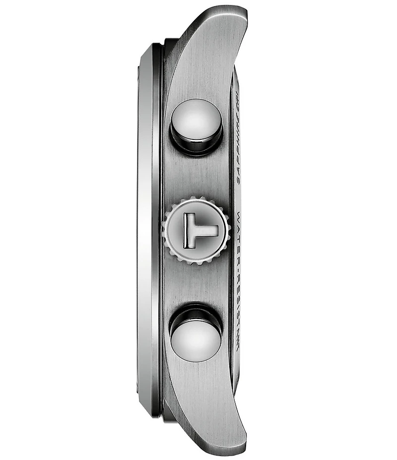 Tissot Men's Chrono L Sport Collection Quartz Chrongraph Croco Leather Strap Watch