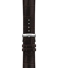 Tissot Men's Chrono L Sport Collection Quartz Chrongraph Croco Leather Strap Watch