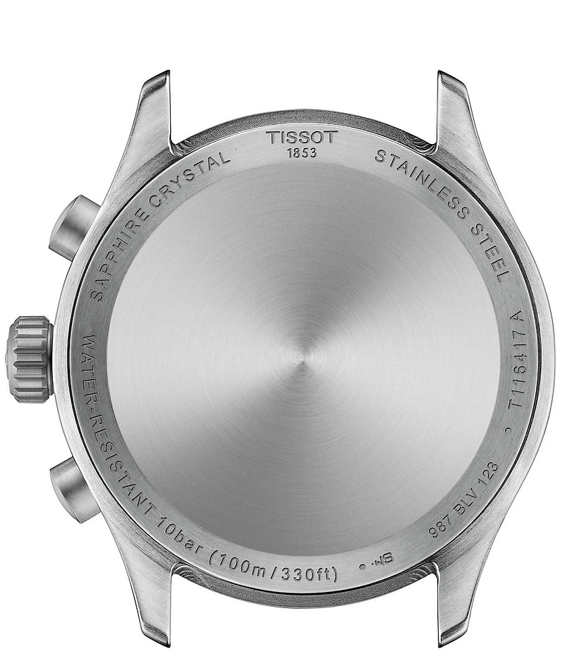 Tissot Men's Chrono L Sport Collection Quartz Chrongraph Croco Leather Strap Watch