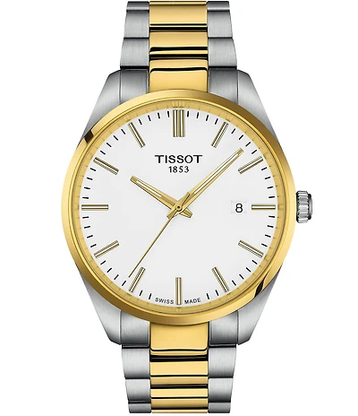 Tissot Men's Classic Collection Pr 100 Quartz Analog Stainless Steel Bracelet Watch